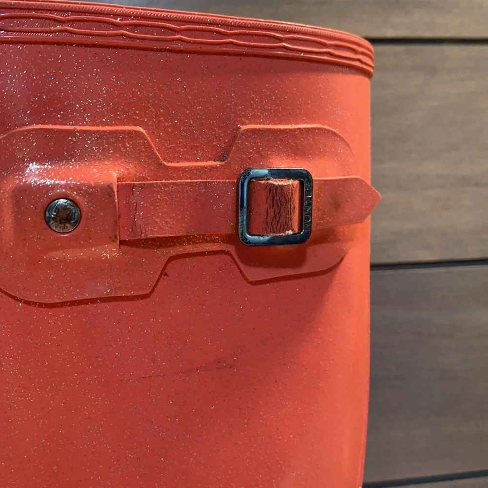 SOL!!! Hunter Boots Original Kids Starcloud Glitter Pink Size 5 Girls - Picture 5 of 8